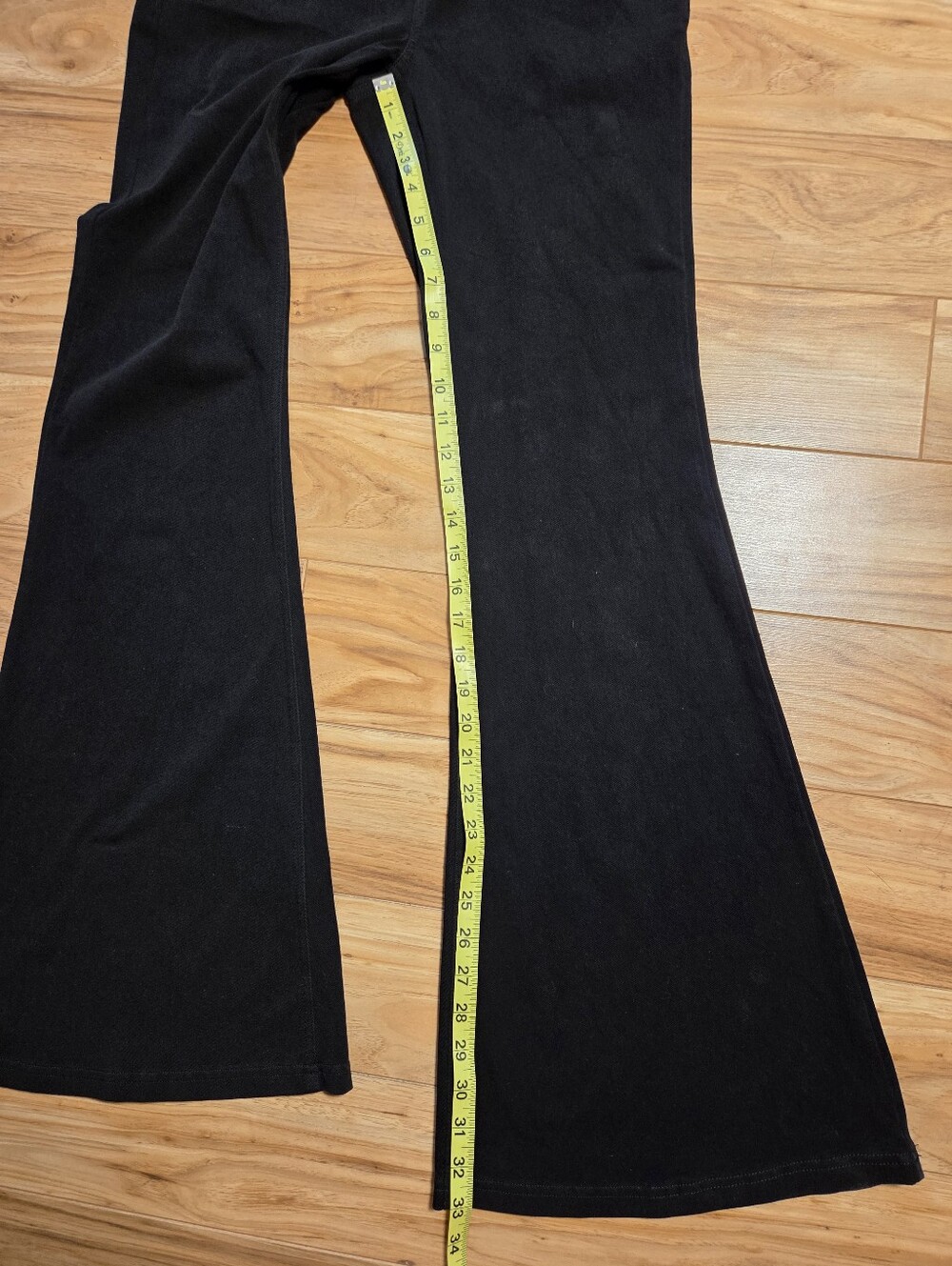 HALARA Flex Crossover Super Flare Jeans Y2K Boho Med Tall Black - Picture 10 of 10